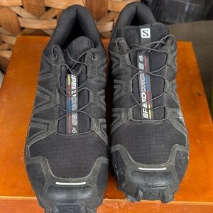 Salomon Speedcross 4 Black Trail Shoes